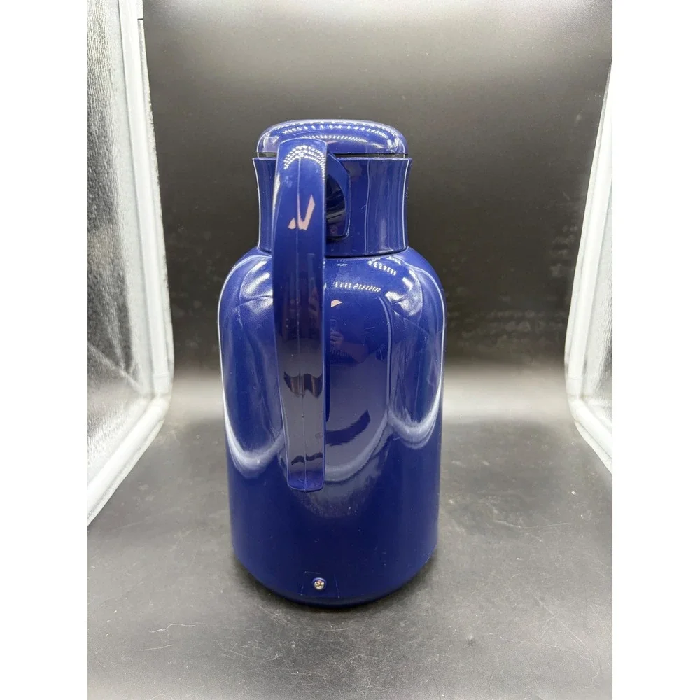 Alfi Juwel Thermal Carafe Insulated Coffee Pitcher Cobalt Blue Vintage